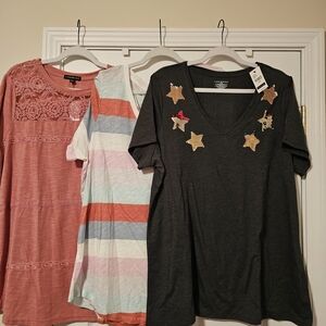 Lane Bryant And Torrid Tees 18/20 2X